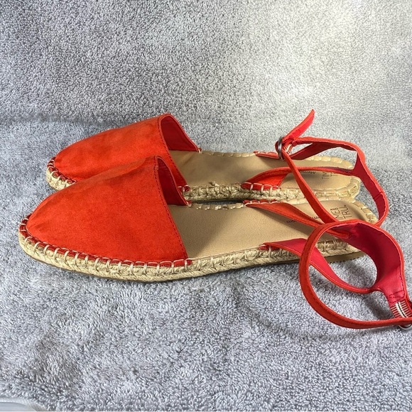 Time And Tru Shoes Women’s Sandal’s Size 9 Straps‎ Close toe Orange - Picture 3 of 9
